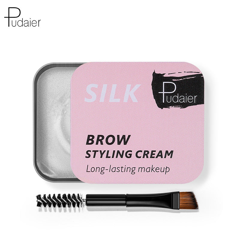Pudaier Natural Wild Brow Styling Soap Eyebrow Cream Colorless Moisturizing Natural - V.I.P Digital Presence
