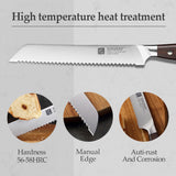 XINZUO Kitchen Tools 6 PCS Kitchen Knife Set of Utility Cleaver Chef Bread Knife High Carbon German Stainless Steel Knives sets - V.I.P Digital Presence
