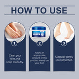 Nourishing Foot Care Cream, Soothing Dry Feet Moisturizing Moisturizing Exfoliating Tender Foot Care Cream