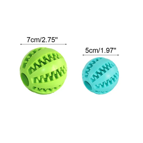 Dog Toy Ball Interactive Rubber Balls Puppy Chewing Toys Pet Tooth Cleaning Ball Cats Pets Food Treat Feeder Silicone Balls Toy - V.I.P Digital Presence