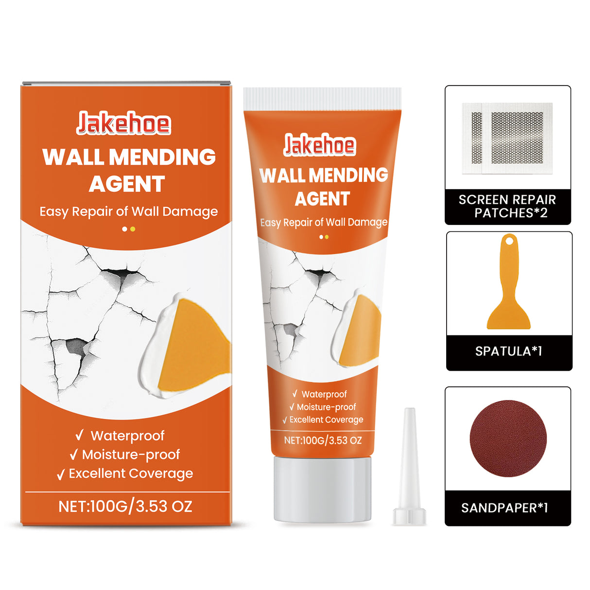 Wall Repair Kit Wall Hole Peeling Repair Wall Paste Cracked Nail Eye Wall Repair - V.I.P Digital Presence