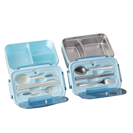 Classic simple microwaveable 304 stainless steel compartment insulation lunch box lunch box - V.I.P Digital Presence