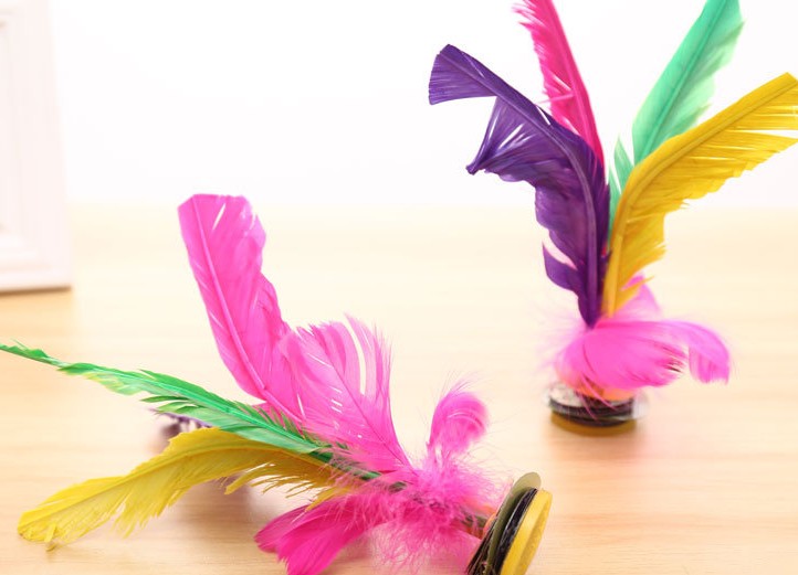 21CM Hacky Sack Foot Sports Game Brand Kick Feather Kicking Shuttlecocks Badminton - V.I.P Digital Presence