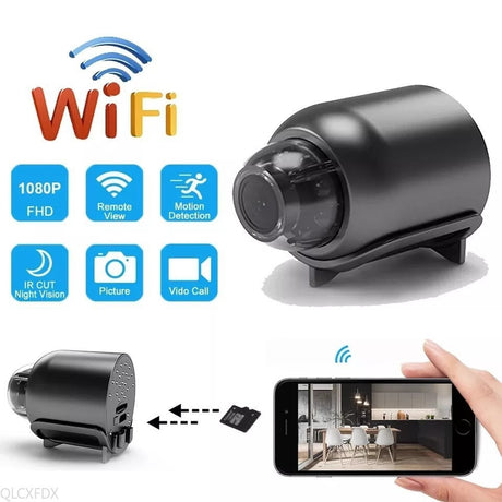 X5 1080P HD Mini Camera WiFi Home Monitor Indoor Safety Security Surveillance Night Vision Camcorder IP Cam Audio Video Recorder - V.I.P Digital Presence
