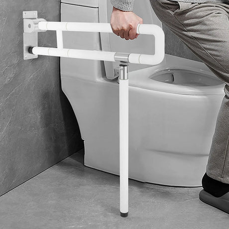 Toilet Grab Bar  Foldable Stainless for Seniors Elderly Handicap Bathroom - V.I.P Digital Presence
