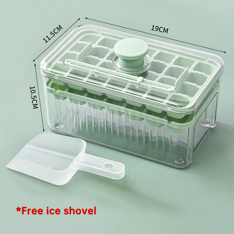Press Type Ice Cube Ice Box Refrigerator Ice Cube Artifact Silicone Mold With Cover Household Sealed Food Grade Ice Maker - V.I.P Digital Presence