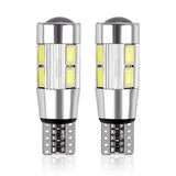 2PCS Car Styling Car Auto LED T10 Canbus 194 W5W 10 SMD 5630 LED Light Bulb No Error LED Light Parking T10 LED Car Side Light - V.I.P Digital Presence