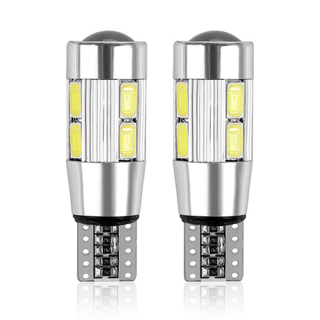2PCS Car Styling Car Auto LED T10 Canbus 194 W5W 10 SMD 5630 LED Light Bulb No Error LED Light Parking T10 LED Car Side Light - V.I.P Digital Presence