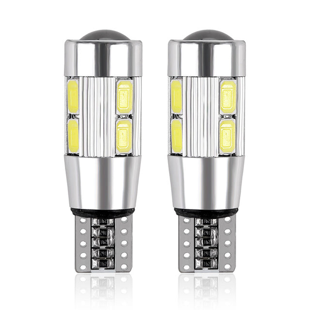 2PCS Car Styling Car Auto LED T10 Canbus 194 W5W 10 SMD 5630 LED Light Bulb No Error LED Light Parking T10 LED Car Side Light - V.I.P Digital Presence