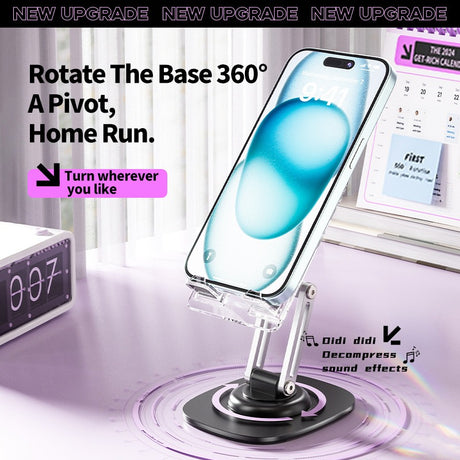 3D Support ModeDual-Arm Triaxial ACRYLIC Phone Holder - V.I.P Digital Presence