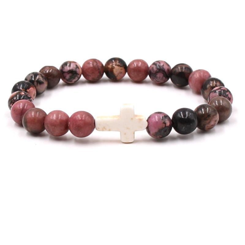 Fashion bead jewelry cross bracelet - V.I.P Digital Presence