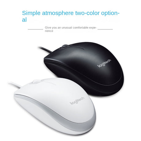 Logitech M100r wired mouse laptop office home universal USB business mouse - V.I.P Digital Presence