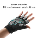Outdoor sports fitness gloves anti slip and wear-resistant silicone half finger exposed riding gloves - V.I.P Digital Presence