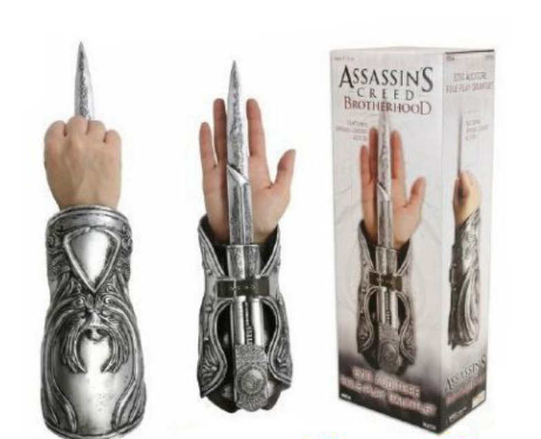 Assassin's Creed 3 Ezio COSPLAY Props 1:1 Hoja oculta Flechas ocultas Se pueden disparar