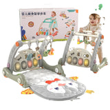 Kids Toys Hobbies Mat 4 IN 1 Baby Walker Gym Training Foldable Musical Paly Mats with Piano and Light - V.I.P Digital Presence