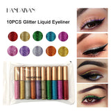 HANDAIYAN Explosive Glitter Liquid Eyeliner Set Sequin Pop Eyeliner Liquid 10 Pack - V.I.P Digital Presence