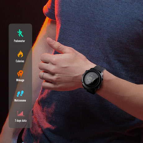 SKMEI 1427-belt type  altimeter barometer thermometer altitude men's digital watch sports clock mountain climbing hiking watch Monterey - V.I.P Digital Presence