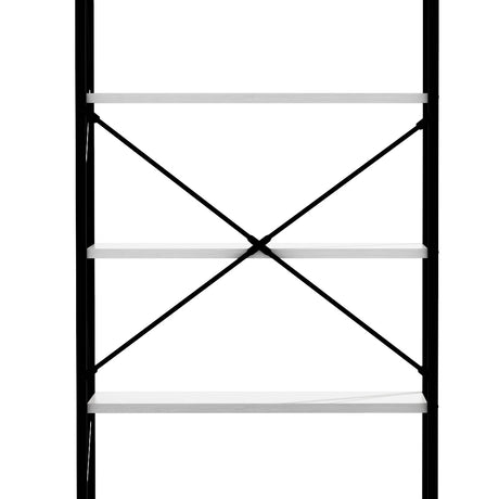 5-Tier Bookshelf, Freestanding White Book Shelf Modern Minimalist Open Display Storage Book Shelves Standing Shelving Unit White - V.I.P Digital Presence