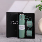A cup of three-lid thermos cup portable fashion gift box set stainless steel cup - V.I.P Digital Presence
