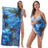 Two-in-One Foldable Beach Towel Printed Bath Towel All-In-One Beach Towel with Storage Bag - V.I.P Digital Presence