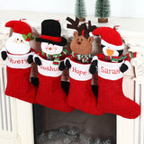 Christmas Decorations Single Head Hug Christmas Socks Gift Bag Candy Bag Christmas Eve Bedhead Pendant - V.I.P Digital Presence