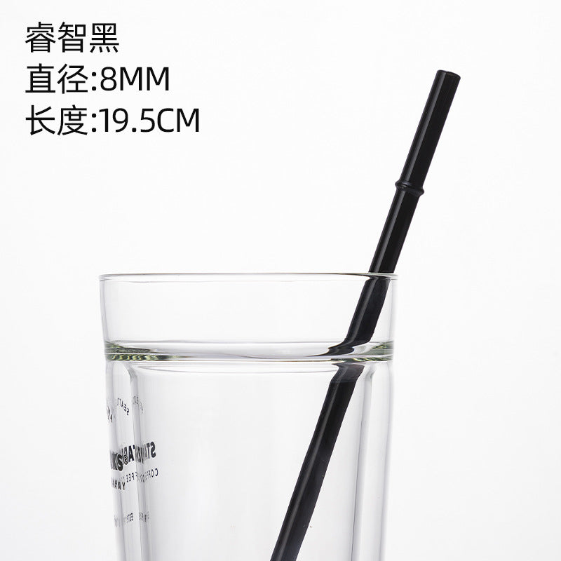 Eco-Friendly High Borosilicate Glass Straw Durable Heat-Resistant Starbucks Kids Straw 27cm Customized - V.I.P Digital Presence