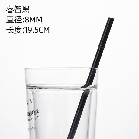 Eco-Friendly High Borosilicate Glass Straw Durable Heat-Resistant Starbucks Kids Straw 27cm Customized - V.I.P Digital Presence