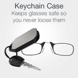 Nose clip presbyopic glasses keychain ultra lightweight carrying elderly glasses wallet glasses reading glasses - V.I.P Digital Presence