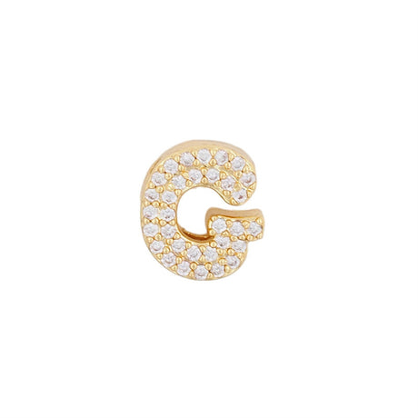 Fashion English 26 letter single pendant gold DIY bracelet necklace accessories - V.I.P Digital Presence