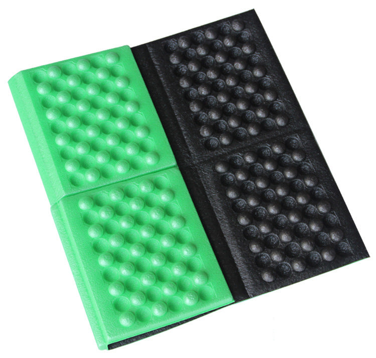 Cojín portátil para exteriores, plegable, para comedero de huevos, pequeño, de espuma de 6 pliegues, para camping, tapete de picnic XPE, impermeable y a prueba de humedad. 