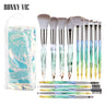 15 pcs Makeup Brushes Diamond Crystal Handle Makeup Tools Foundation Eyeshadow Brush - V.I.P Digital Presence