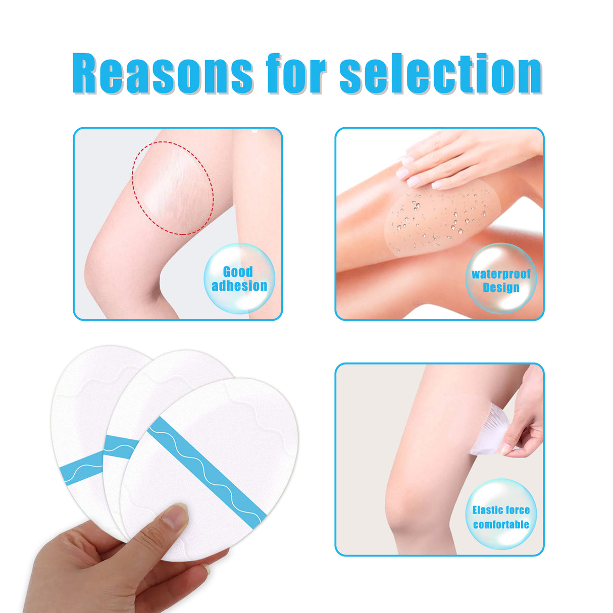 Thigh Anti-Wear Pads, Anti-Friction Invisible Thigh High Elastic Leg Protector Knee Calf Casual Pads - V.I.P Digital Presence