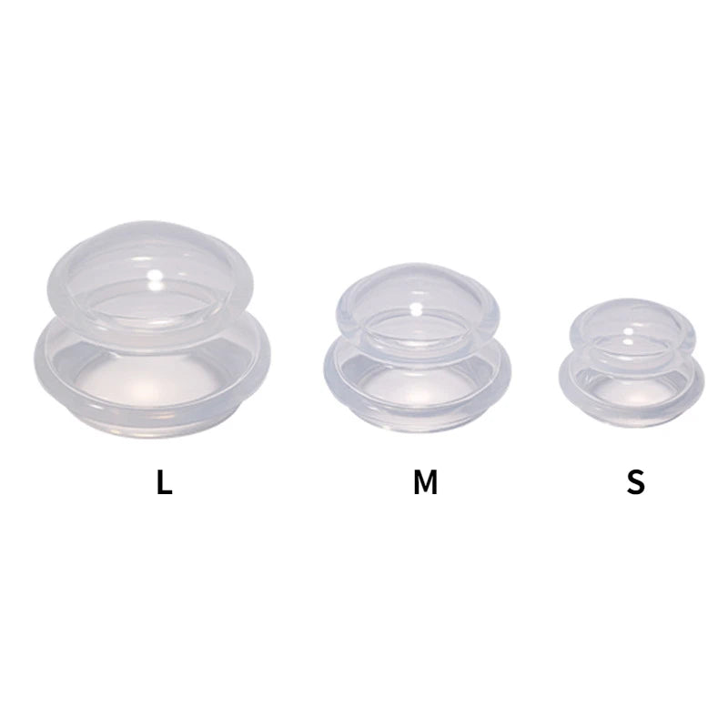 Silicone Cupping Set Suction cups Vacuum Suction Jars Therapy Slimming Body Face Massage Cupping Anti Cellulite Weight Loss - V.I.P Digital Presence