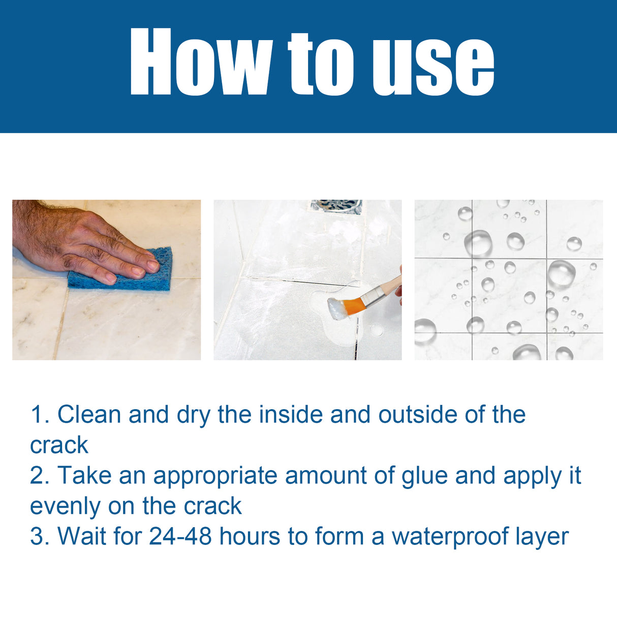 Transparent Waterproof Glue Transparent Waterproof Paint Toilet Balcony Free Brick Roof Leak Proof Glue - V.I.P Digital Presence