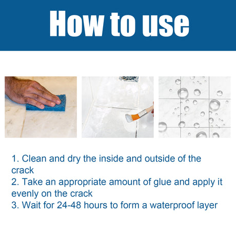 Transparent Waterproof Glue Transparent Waterproof Paint Toilet Balcony Free Brick Roof Leak Proof Glue - V.I.P Digital Presence