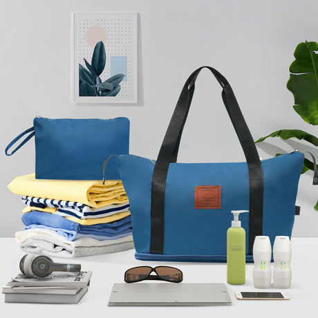 Hardshell Luggage Sets 3 Piece Carry-on Suitcases with Wheels, TSA Lock for Men Women, Blue (20in) - V.I.P Digital Presence