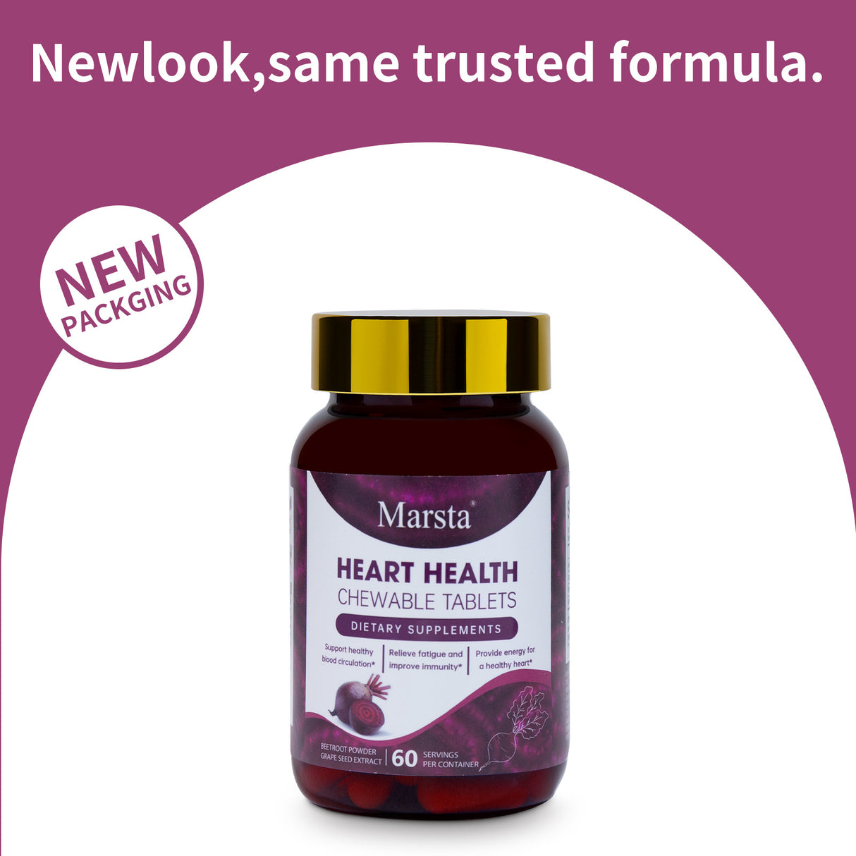 Heart Health Beetroot Chewing Tablets - V.I.P Digital Presence