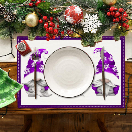Christmas Dwarf Meal Mat Christmas Day Kitchen Table Decoration Insulation Mat Printed Table Mat - V.I.P Digital Presence