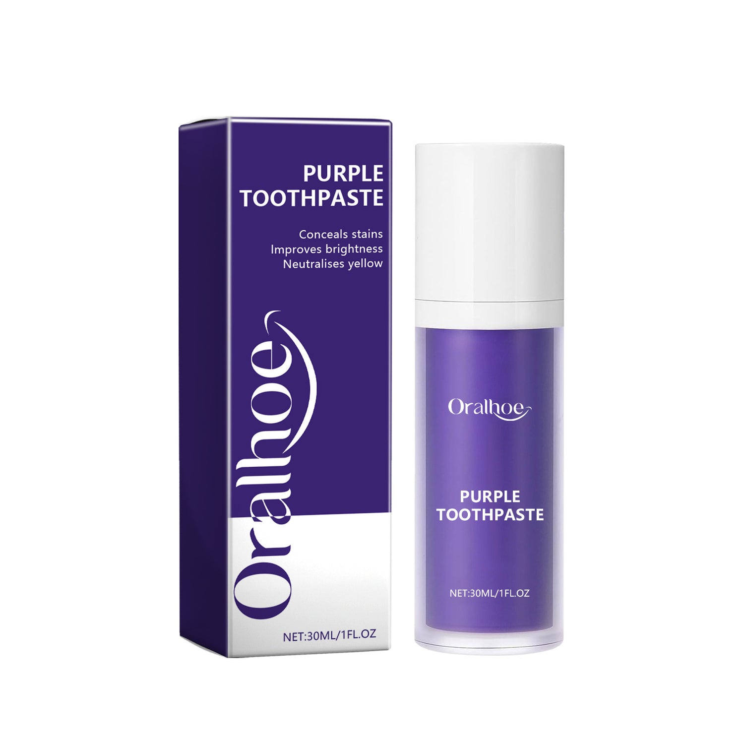 Vip Toothpaste Purple Toothpaste, Deep Cleaning Tartar Stains Odor Fresh Breath Tooth ...