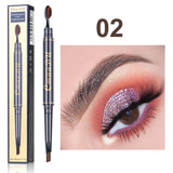 CmaaDu Toothbrush head eyebrow pencil pigment multi functional waterproof double ended eyebrow - V.I.P Digital Presence