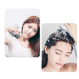 Masajeador de cabeza eléctrico 3D impermeable, inalámbrico, para el cuero cabelludo, promueve el crecimiento del cabello, amasado profundo del tejido corporal y vibración. 