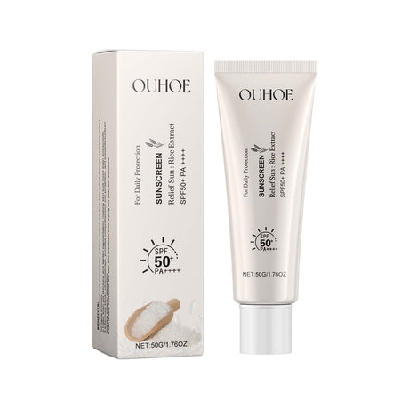 Ouhoe Rice Protective Cream Outdoor Uv Isolation Waterproof Moisturizing Skin Refreshing Non-Sticky Protective Cream - V.I.P Digital Presence