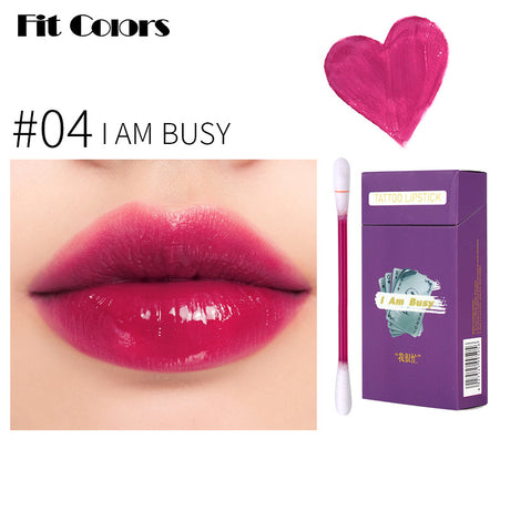 Cigarette Case Cotton Swab Lip Glaze Dyed Lip Liquid Disposable Non-Stick Cup Liquid Lipstick - V.I.P Digital Presence