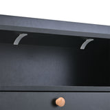 ONTREND modern shoe cabinet with 4 flipped drawers, multifunctional double-layer shoe storage with drawers, black. - V.I.P Digital Presence