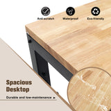 60 inch adjustable garage workbench, rubber wood heavy-duty workstation with power socket and wheels, 2000 pound load capacity - V.I.P Digital Presence