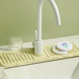 Heighten slope drain mat faucet sink splash mat drain mat pool non slip soap mat splash mat - V.I.P Digital Presence
