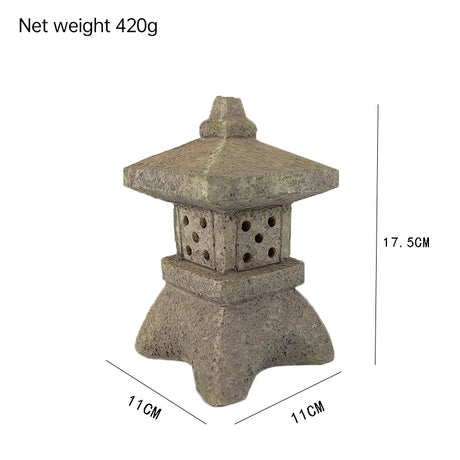 Solar-Powered Zen Garden Decor: Pagoda Lanterns & Statues - V.I.P Digital Presence
