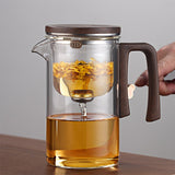 Xiaoman Waist new rodless elegant cup, one click magnetic suction filter glass tea pot, automatic tea separation tea cup - V.I.P Digital Presence