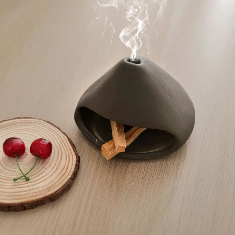 Handcrafted Ceramic Palo Santo and Sage Holder - A Practical Incense Burner and Scent Stand for Home Decor - V.I.P Digital Presence
