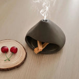 Handcrafted Ceramic Palo Santo and Sage Holder - A Practical Incense Burner and Scent Stand for Home Decor - V.I.P Digital Presence